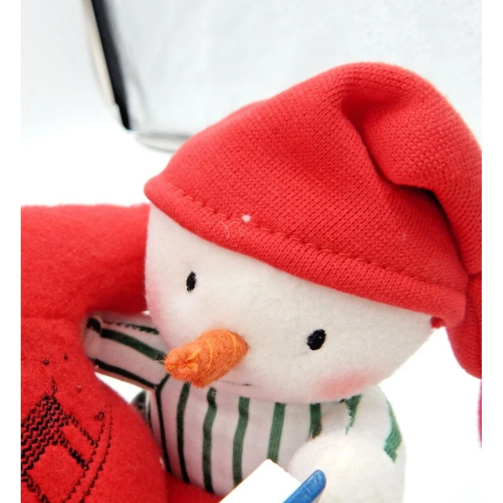 Hallmark 2019 Jingle Pals Story Time Snowman Plush Christmas Animated Tags